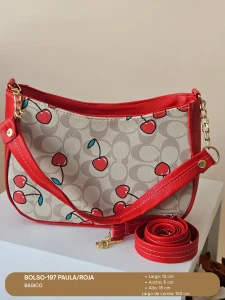 BOLSO-197 PAULA/ROJA